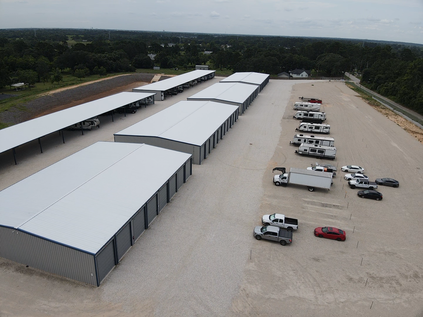 Premium RV & Boat Storage Facility in Tomball, TX