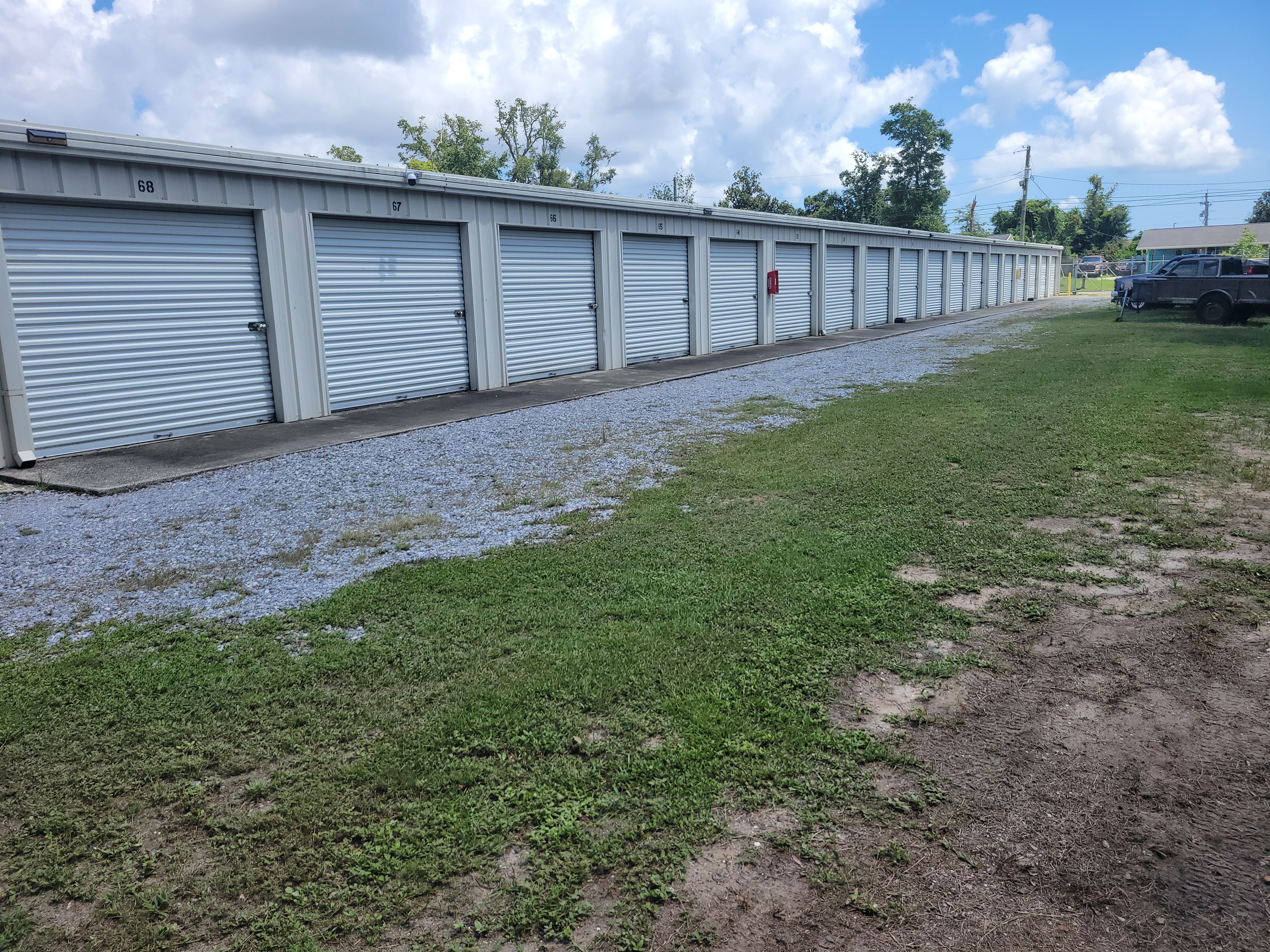 10x20 non-climated controlled drive up unit